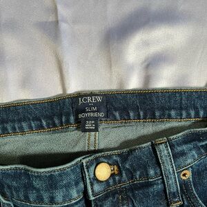 J. Crew Dark Blue Denim Boyfriend Jeans